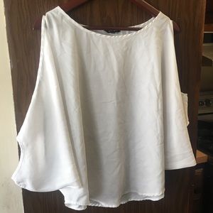Cold Shoulder Loose Blouse